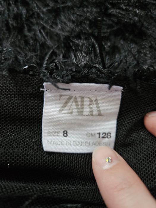 Bluza si fustita cu paiete si sclipici ZARA 8 ani