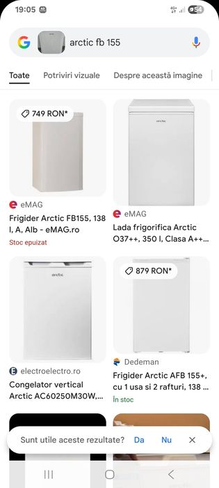 Frigider arctic fb155 impecabil ca nou