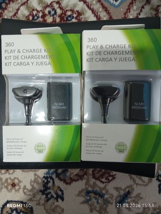 Xbox 360 slim 250gb 3 ta jostik va kinect