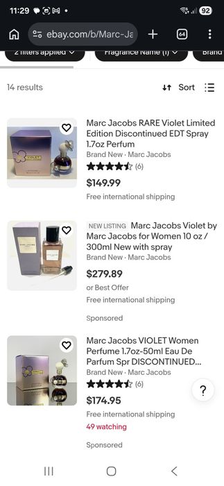 Marc Jacobs Marc Jacobs Violet