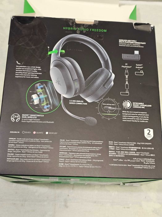 Casti gaming Razer Barracuda x jocuri games