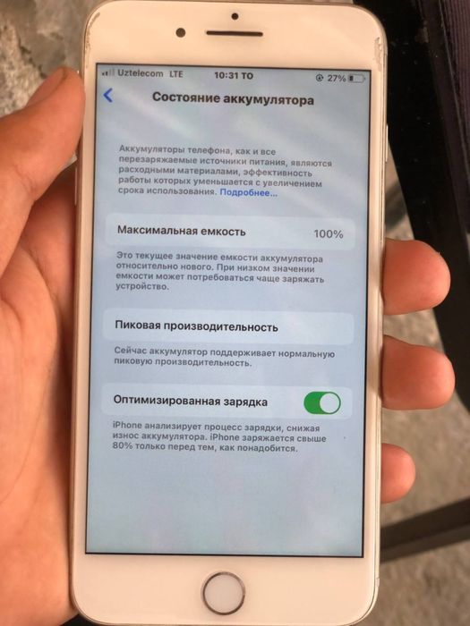 Iphone 7 plus  xolati idealni