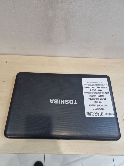 Laptop Toshiba C850-1GL 500 GB 8 GB RAM GARANTIE ! #51812