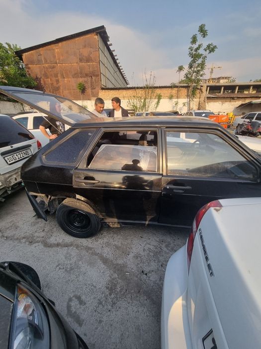 Ваз 2109 черная после ДТП