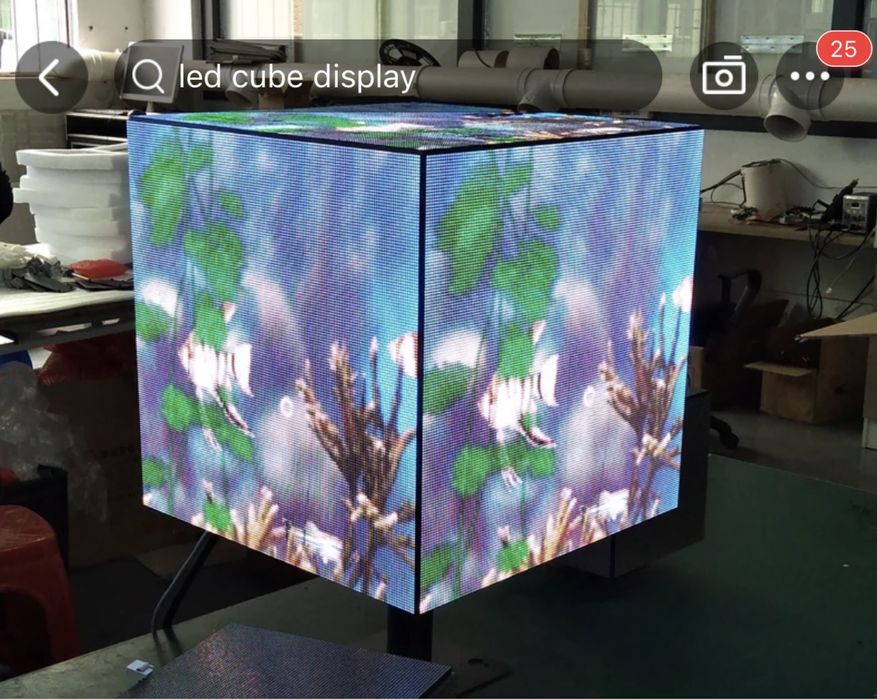 Led cub Led panel 2.5p sмart phone set рекламен лед екран