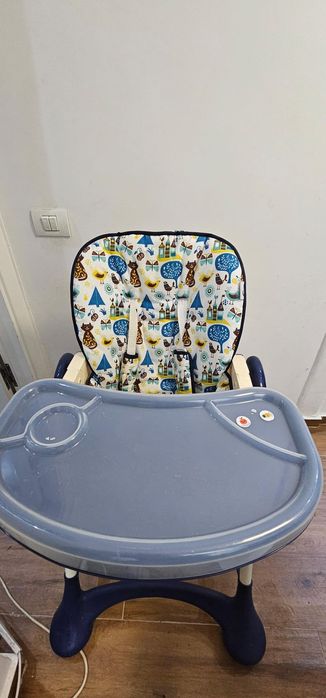 Vand Scaun de masa Mappy, reglabil, 6 - 36 luni, navy-blue