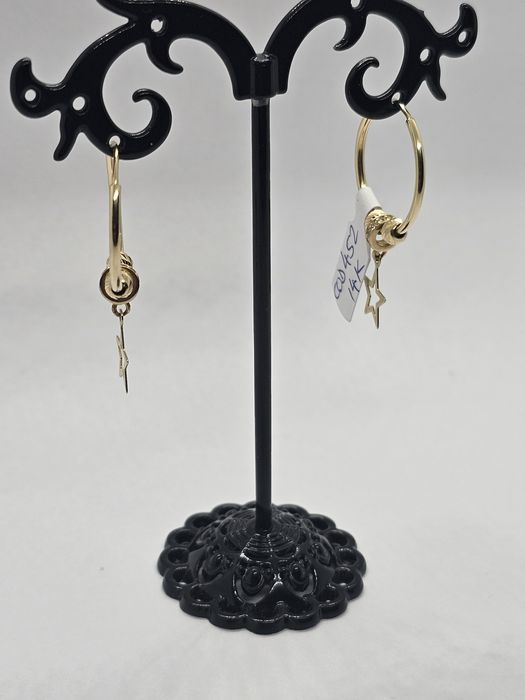 Vand cercei din aur 14 k 2.32 g cod 452