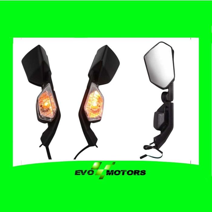 Set oglinzi cu semnalizari Kawasaki Ninja ZX6R ZX10R 2004-2010 A1263