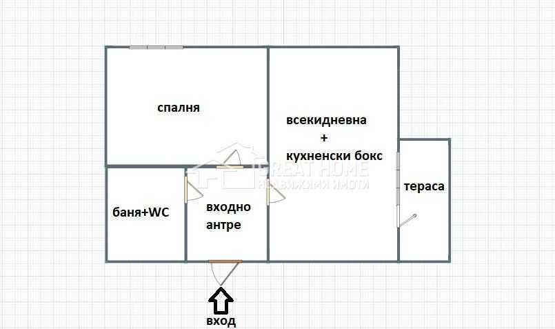 Продава се Двустаен апартамент в Търговище, Вароша - 50 кв.м за 1173 €/кв.м - Снимка #7