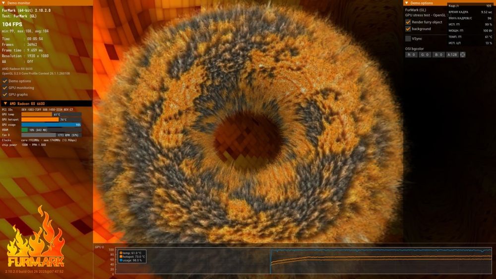 Видеокарта rx 6600 8gb 128bit (аналог rtx 3060)