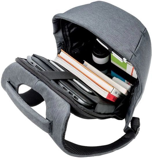 Нова Раница XD Design Bobby Compact, син камуфлаж