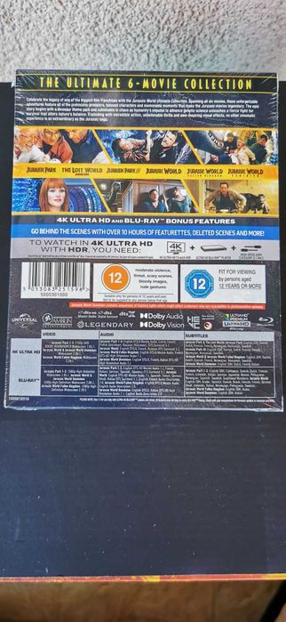 Jurassic World Ultimate Collection 6-Film Box Set [4K Ultra HD]