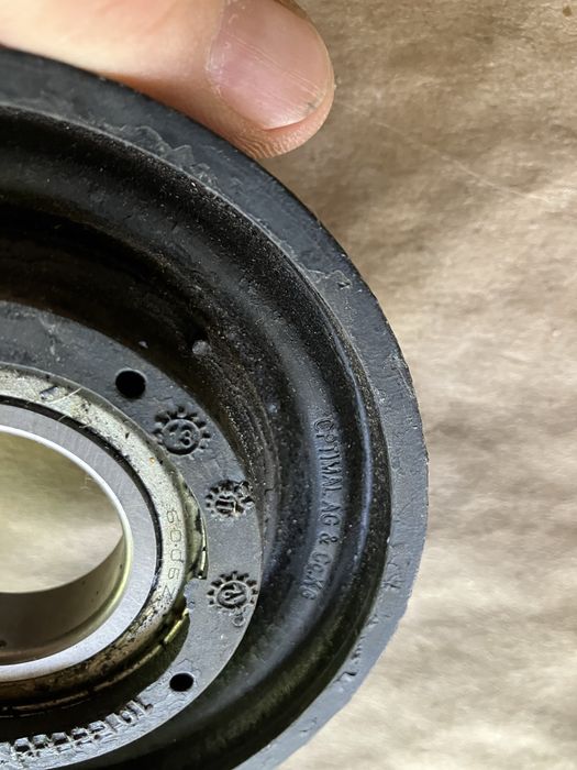 Новый подвесной подшипник на bmw e36