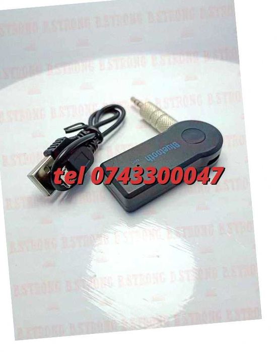 Piesa Adaptor 3.5 Mm Audio General Bluetooth Auto Masina Intrare Aux A2Dp Pentru Casti Si Difuzoare Cu Functie Bluetooth Wireless Conform Modelului