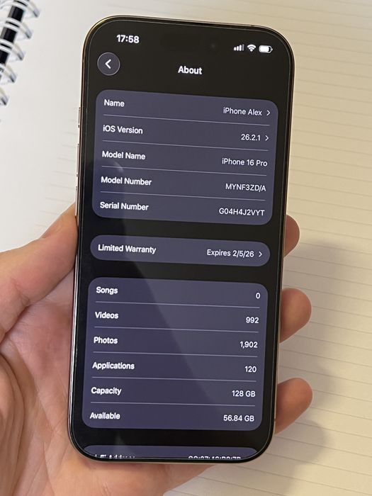 iPhone 16 Pro Desert Titanium ca nou