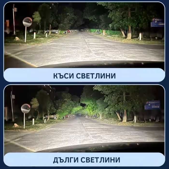 Bi LED лупи за фарове PA1114 65W 2бр/к-т за кола автомобил вграждане LED осветление