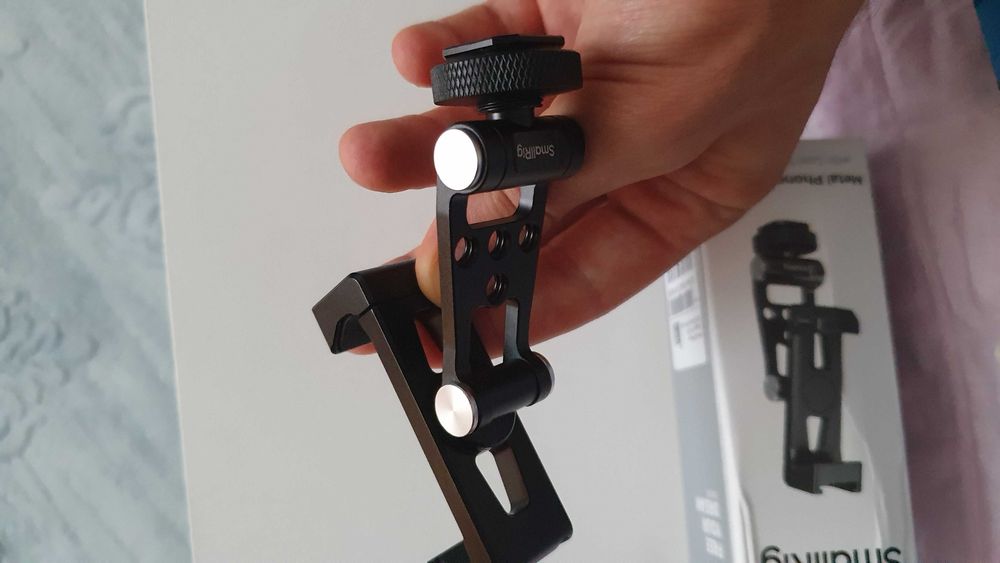 Suport telefon metalic cold shoe Smallrig trepied