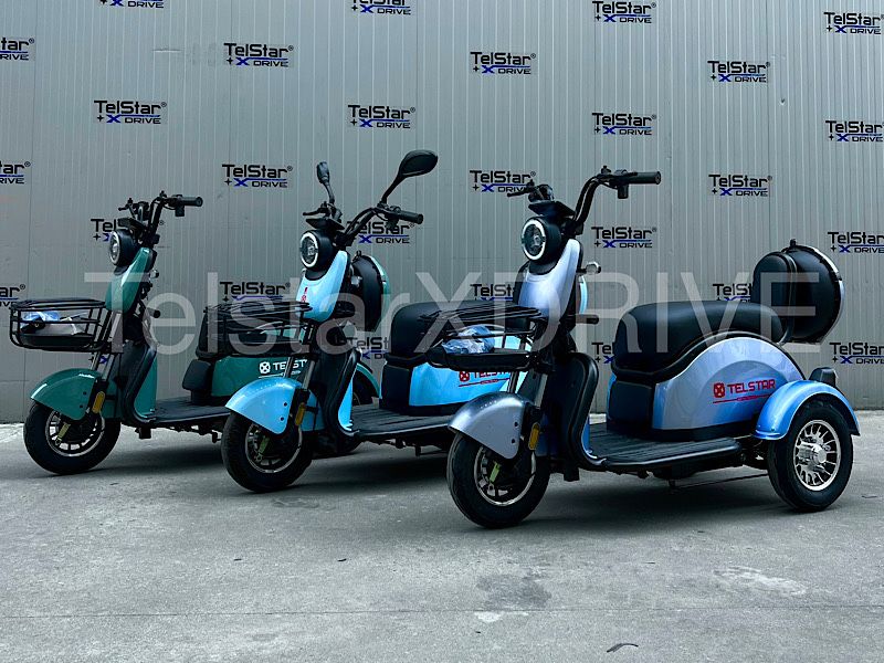 Електрическа триколка 2+1 750.1 NEW ТИП VESPA STYLE 2025