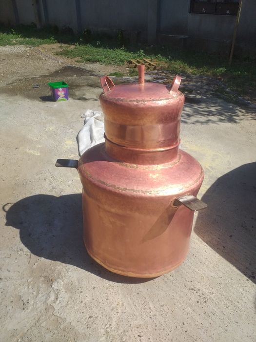 Vând cazan de țuică la 150 de Litri  cu fundul de 4 mm