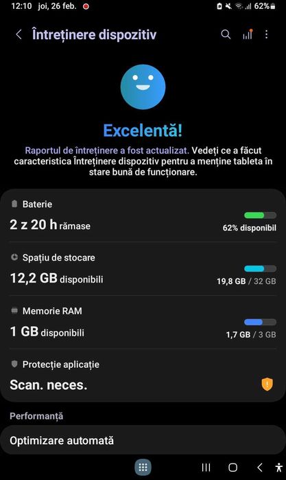 Tableta Samsung Galaxy A7 lite model SM-T225 , 8.7inch
