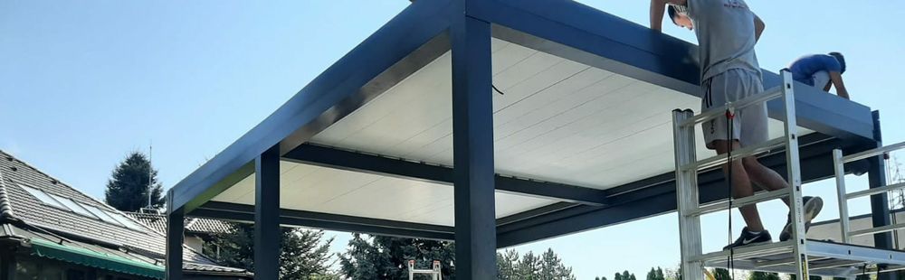 Pergola bioclimatica Rolling roof