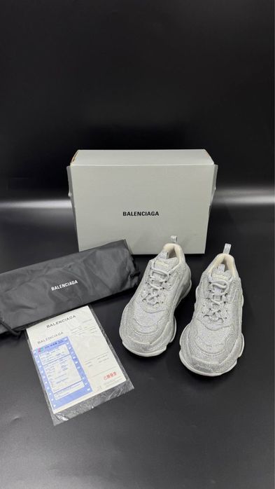 Balenciaga Triple S “Swаrovski” Сив