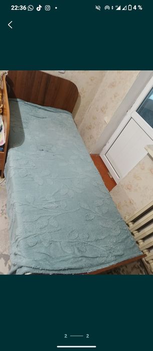 Кровать с матрасом 7000тг