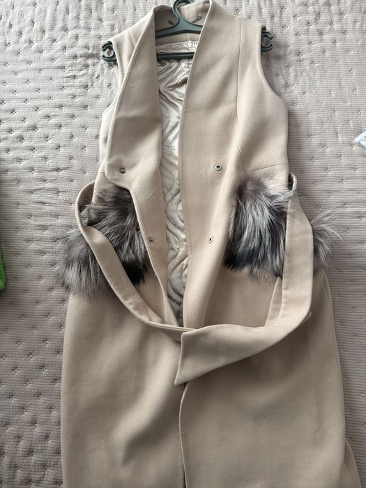 Пальто безрукавка