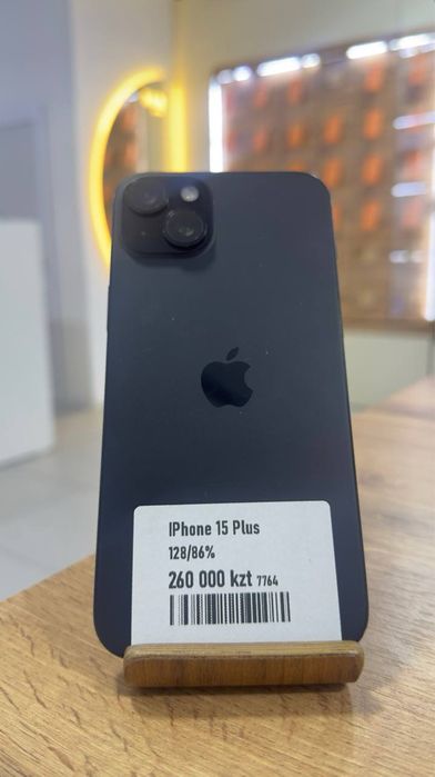 iPhone 15 Plus•128GB/86%Black Айфон 15 Plus•128Гб/86% Черный