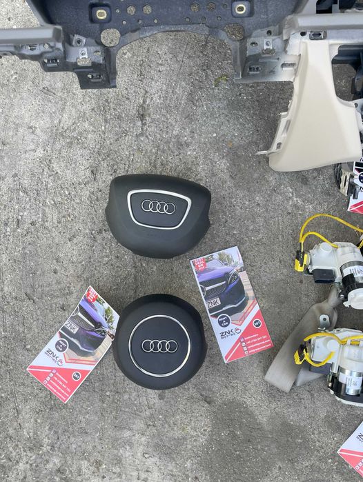 Audi A7 4g plansa de bord GRI  kit airbag volan pasager  - set centuri