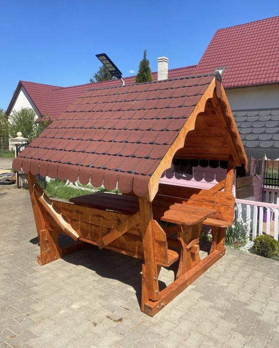 Foisor lemn 8 locuri