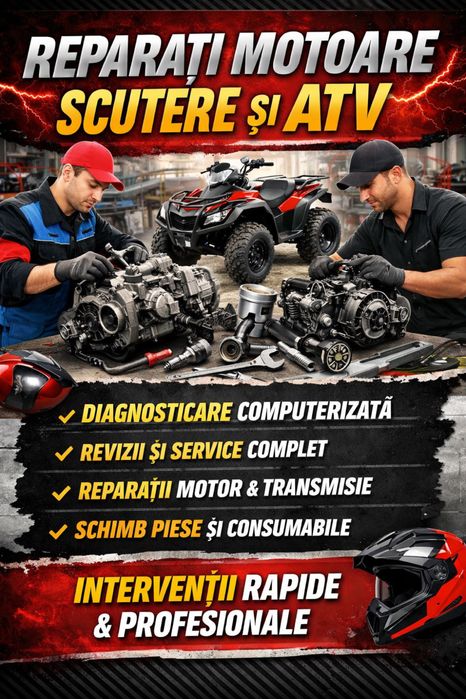 Scurtere , mopede ,atv,