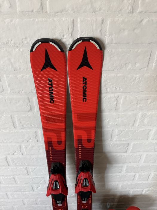 Детски ски ATOMIC J2 и детски ски обувки Nordica и щеки Leki