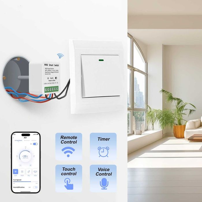 Mini Smart Wi-Fi Switch – Смарт превключвател за управление на уреди