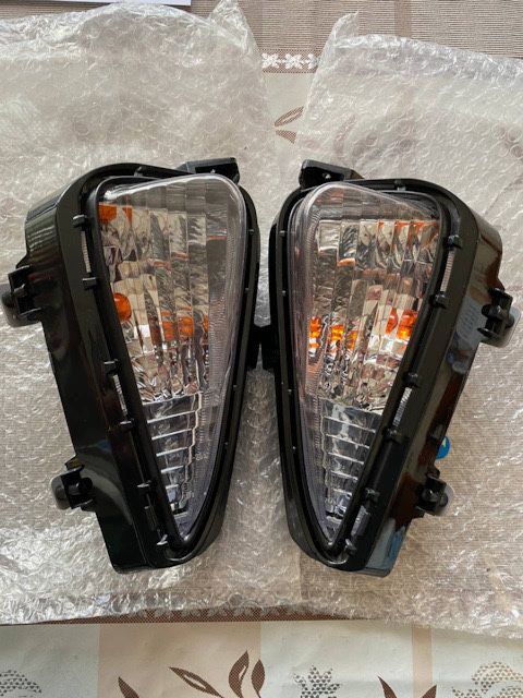 Поворот в бампер Камри 55