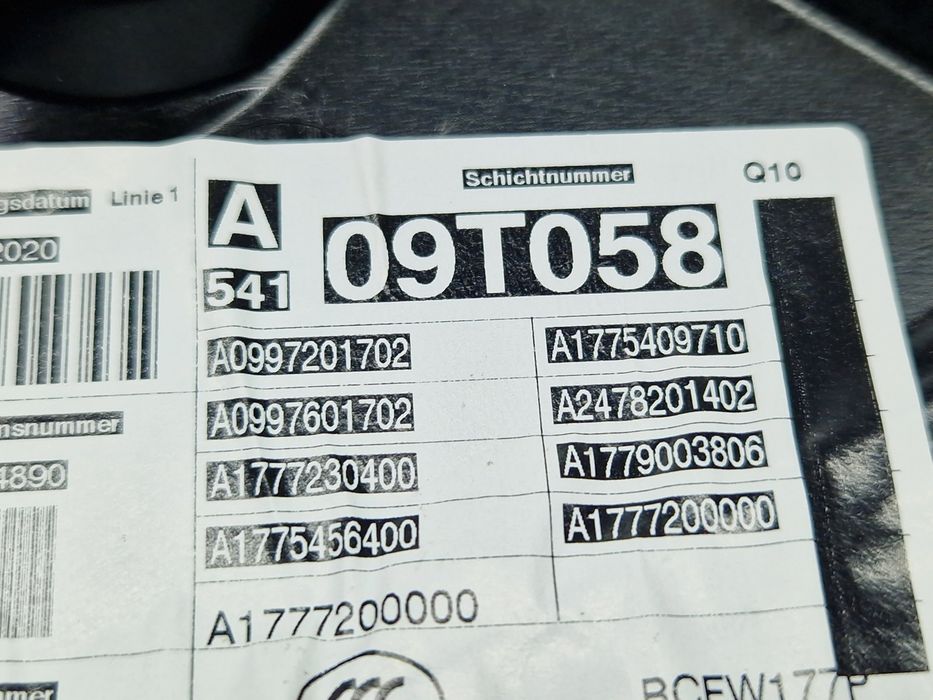 Macara electrica geam stanga fata Mercedes Clasa A (W177) [Fabr 2019-2