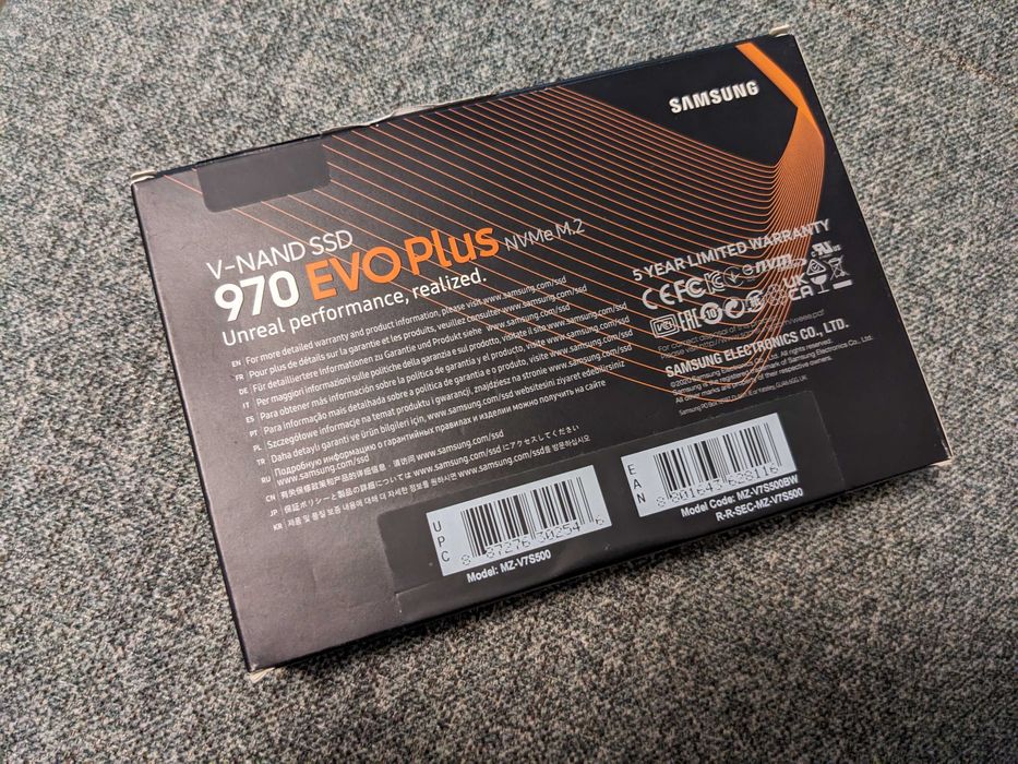 NVMe M.2 Samsung 970 EVO Plus