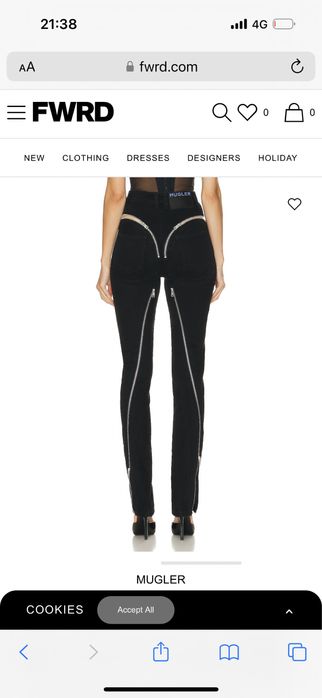 Дамски дънки Mugler