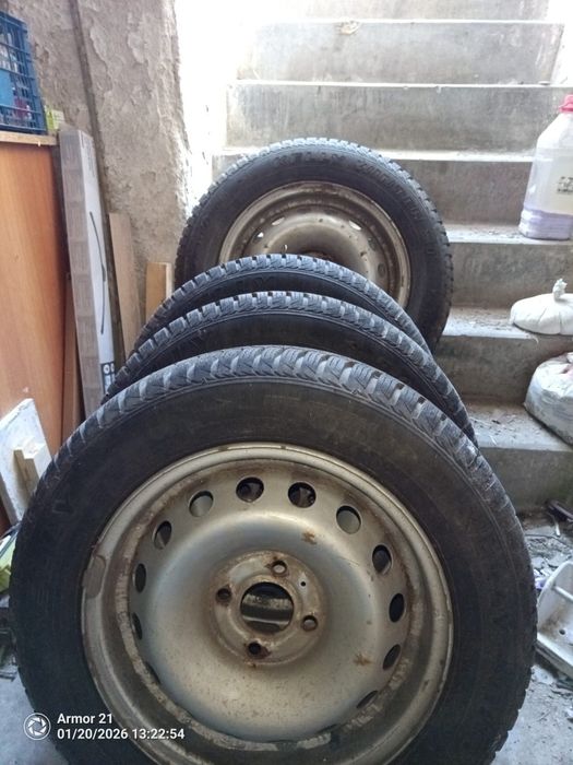 Anvelope iarna 175/65 R14+jenti in 4 prezoane4x100