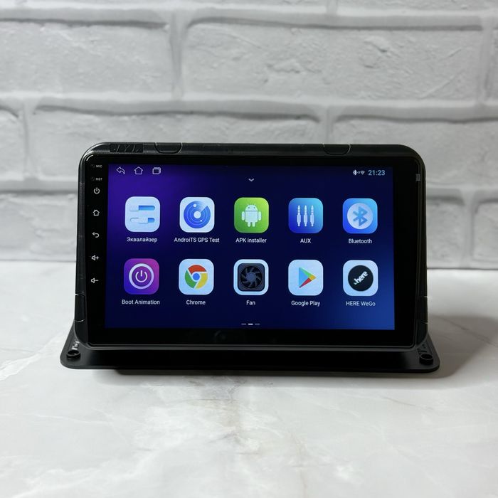 Магнитола для любого авто андроид 13 с рамкой WiFi