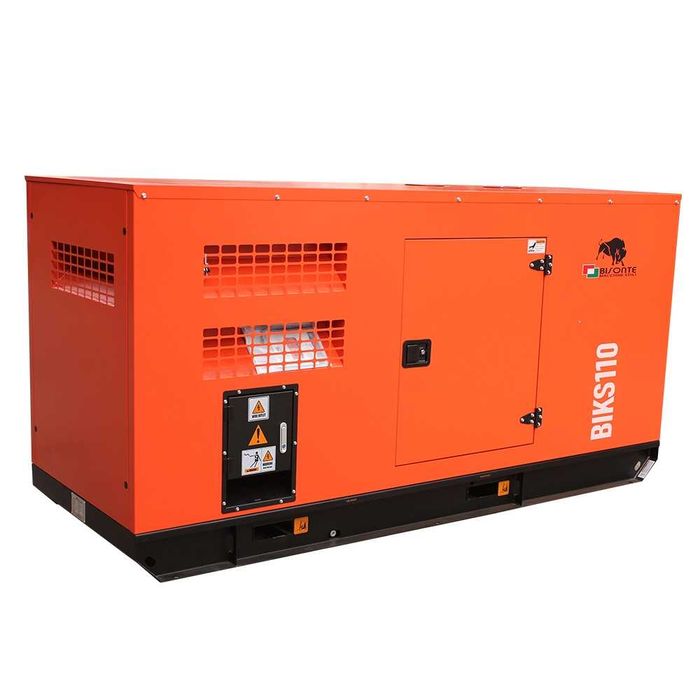 Generator de curent Bisonte BIKS110, insonorizat, Pmax=110kVA 400V ATS inclus