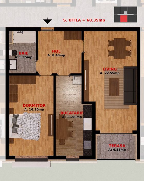 Garsoniere si apartamente de vanzare posibilitate rate la dezvoltator