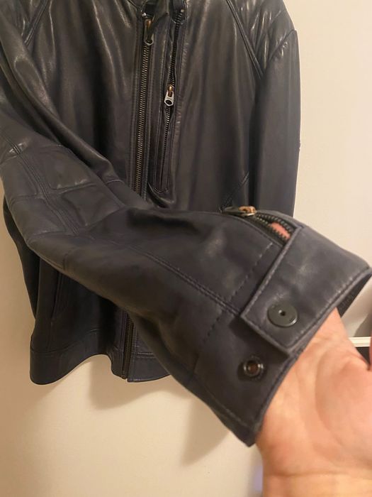 кожено яке плюс чифт дънки като подарък G star raw