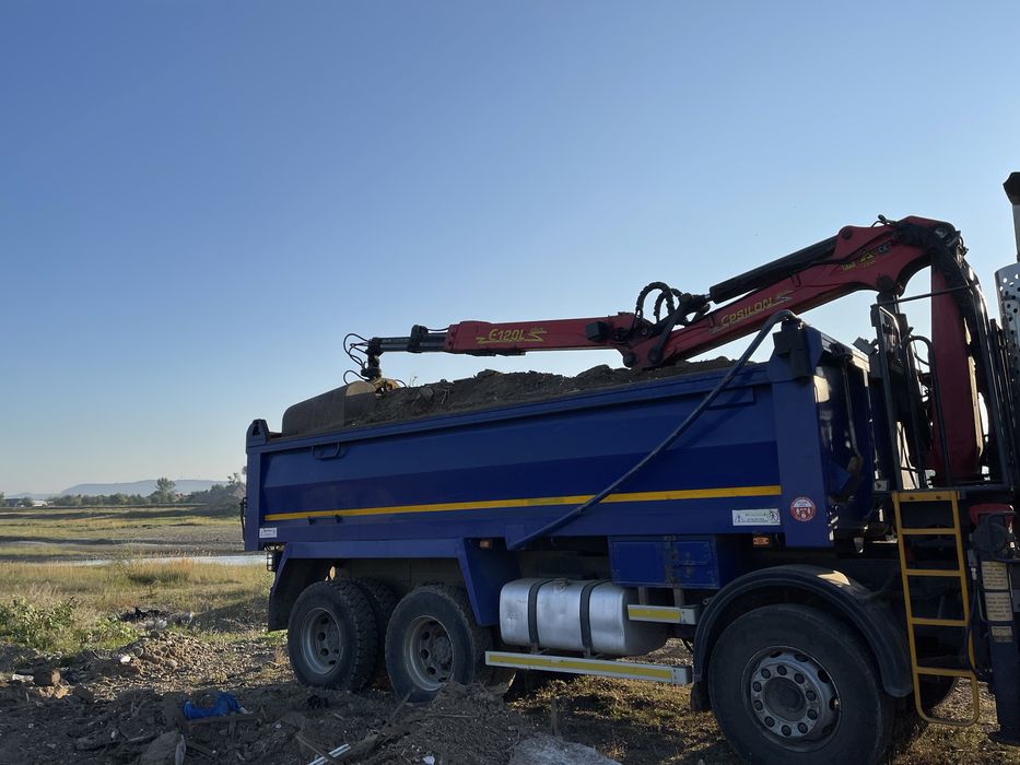 Daf 85/380 Bascula cu Macara (Grab)