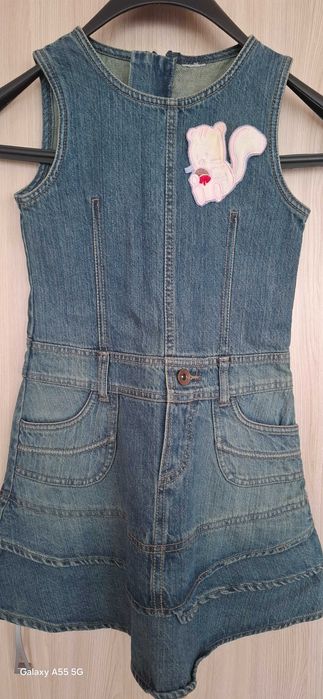 Rochie  si pantaloni blugi fete