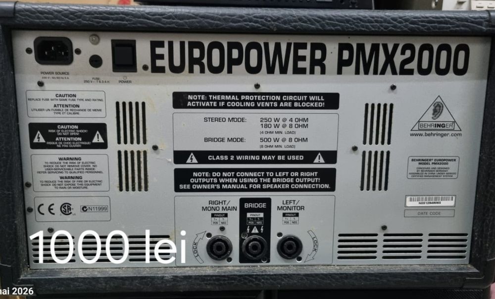 Behringer PMX 2000