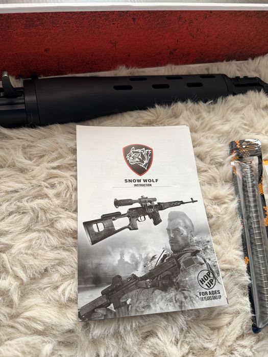 Pusca Lunetist Airsoft SVD Dragunov 540FPS  2.4J