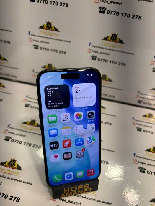 Hope Amanet P13 IPHONE 16 100% BAT 47 CICLURI