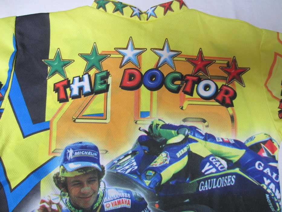 Tricou Valentino Rossi,copil 10 ani,100%poliester,stare f. buna,Italia
