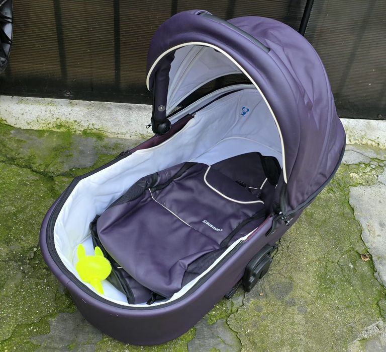 Carucior Krausman Rider Soft Purple 3 in 1,stare foarte bună.